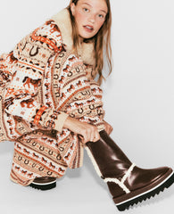 Vegan Plush-Lined Snow Boots