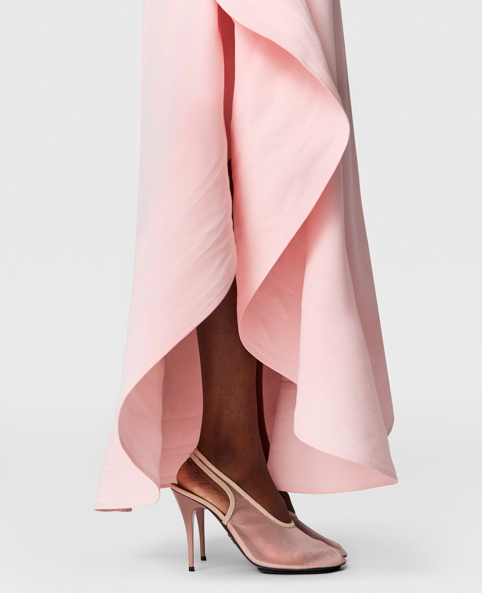 Slingback Stretch Mesh Pumps