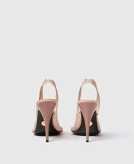 Slingback Stretch Mesh Pumps