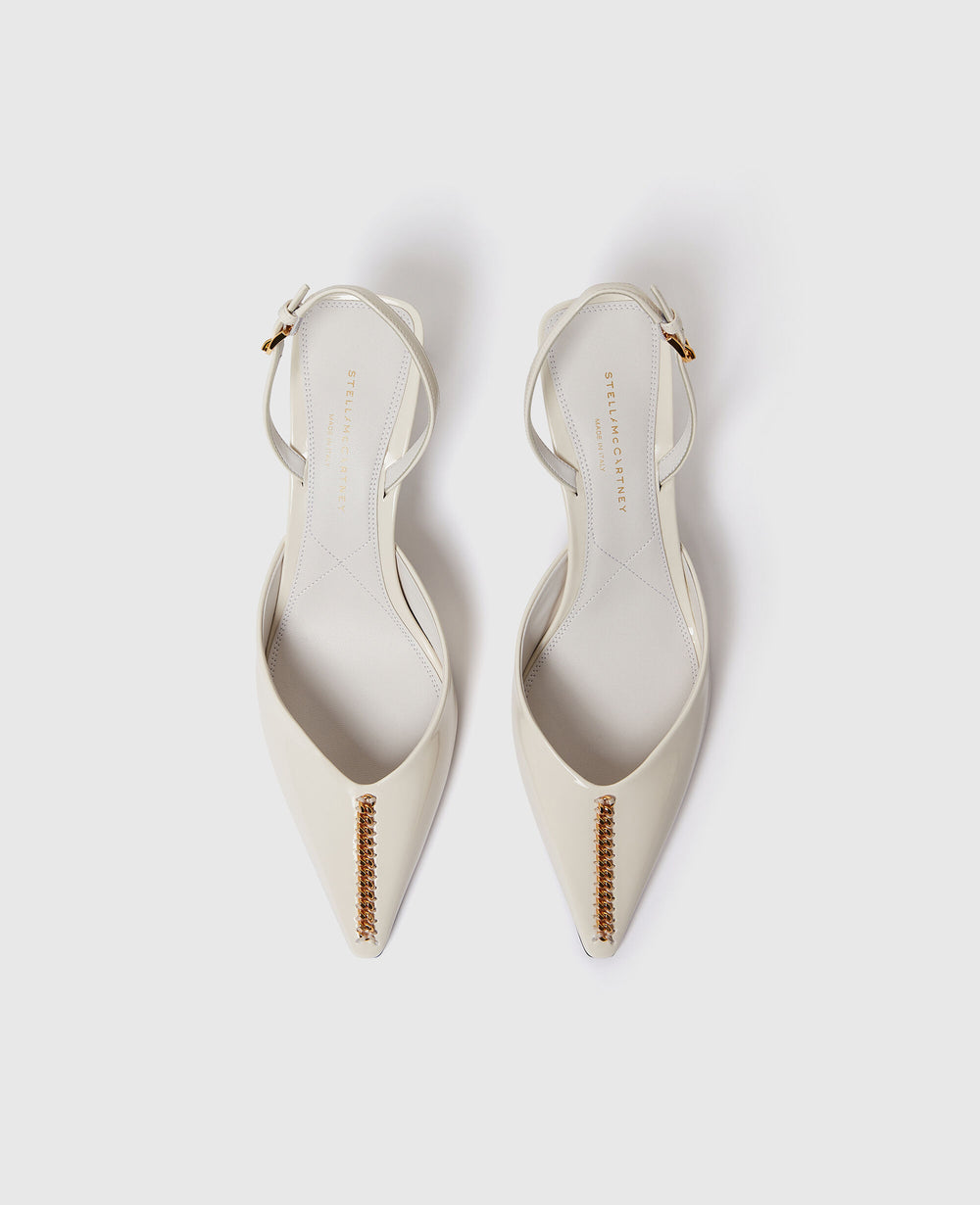Elsa Patent Slingbacks