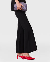 Brushed Heeled Mules