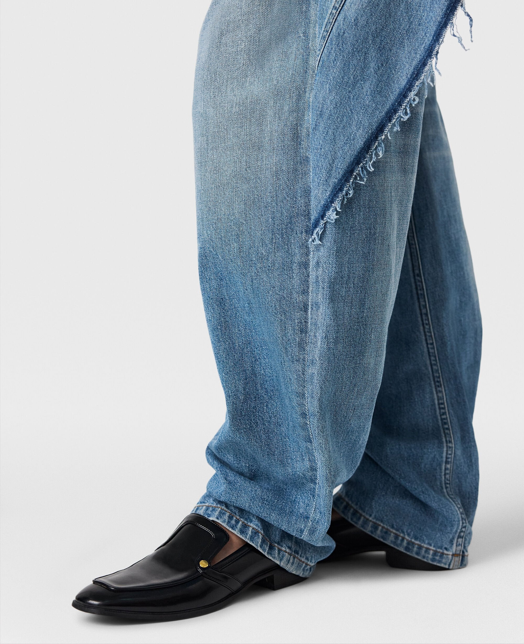 Brushed Bicolor Loafers