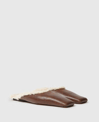 Vegan Plush-Lined Slippers
