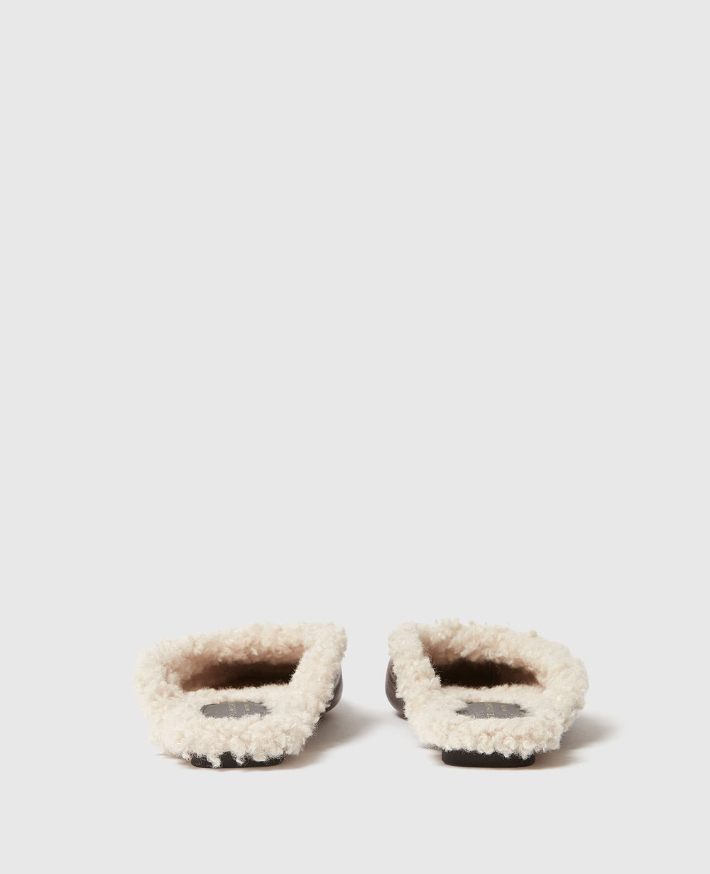 Vegan Plush-Lined Slippers