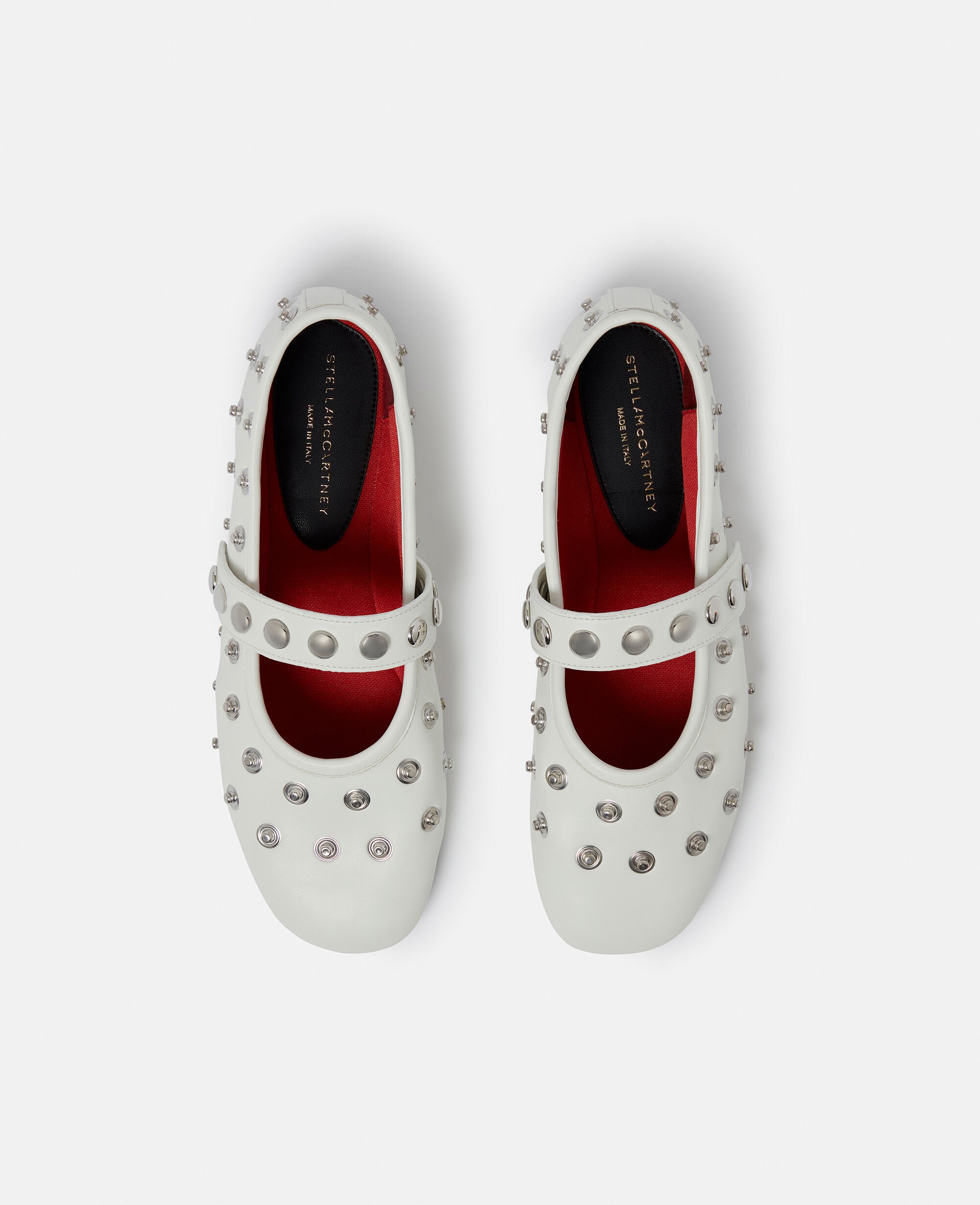 Ryder Popper-Studded Ballet Flats