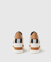 Sneak-Elyse Canvas Platform Sneakers