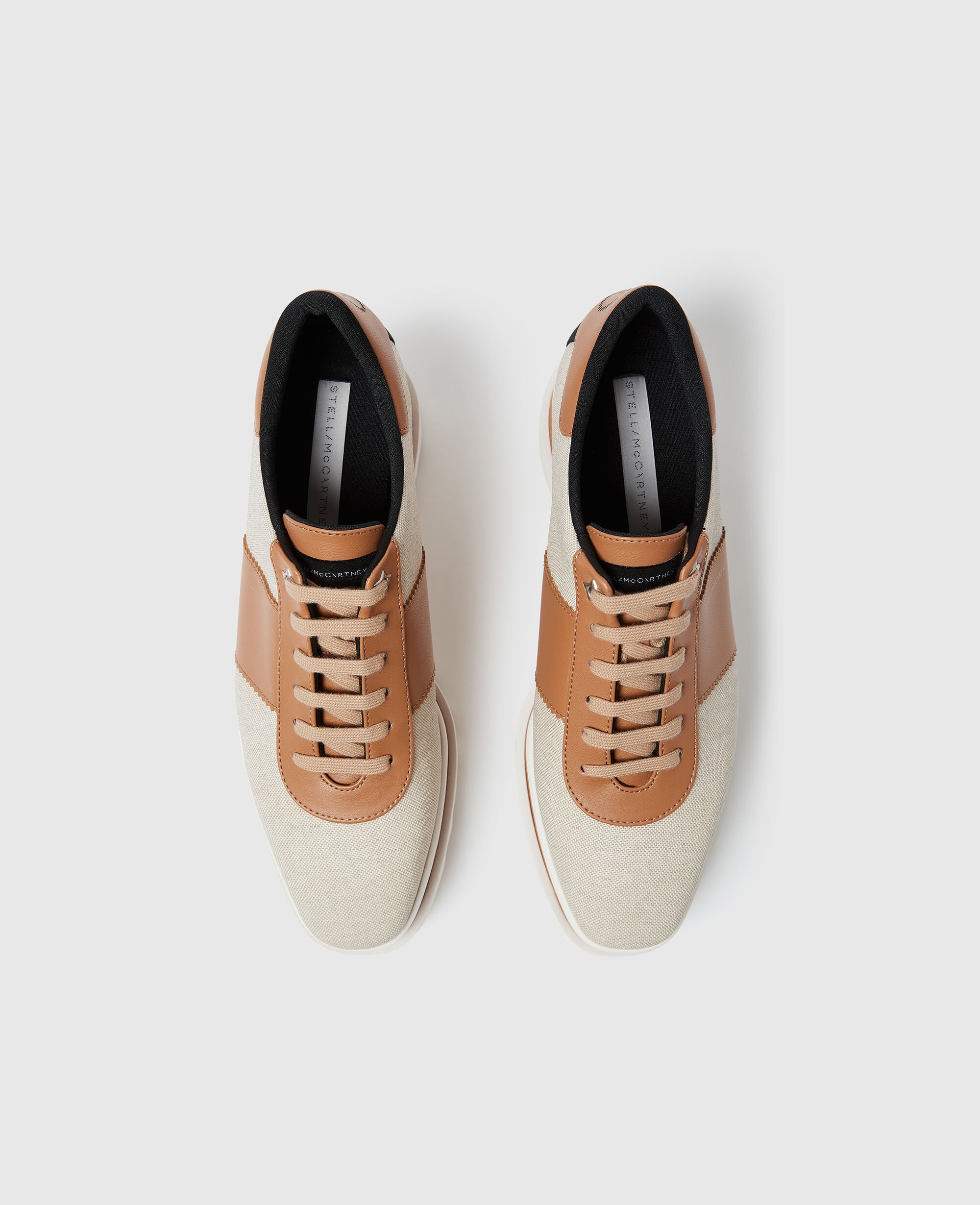 Sneak-Elyse Canvas Platform Sneakers
