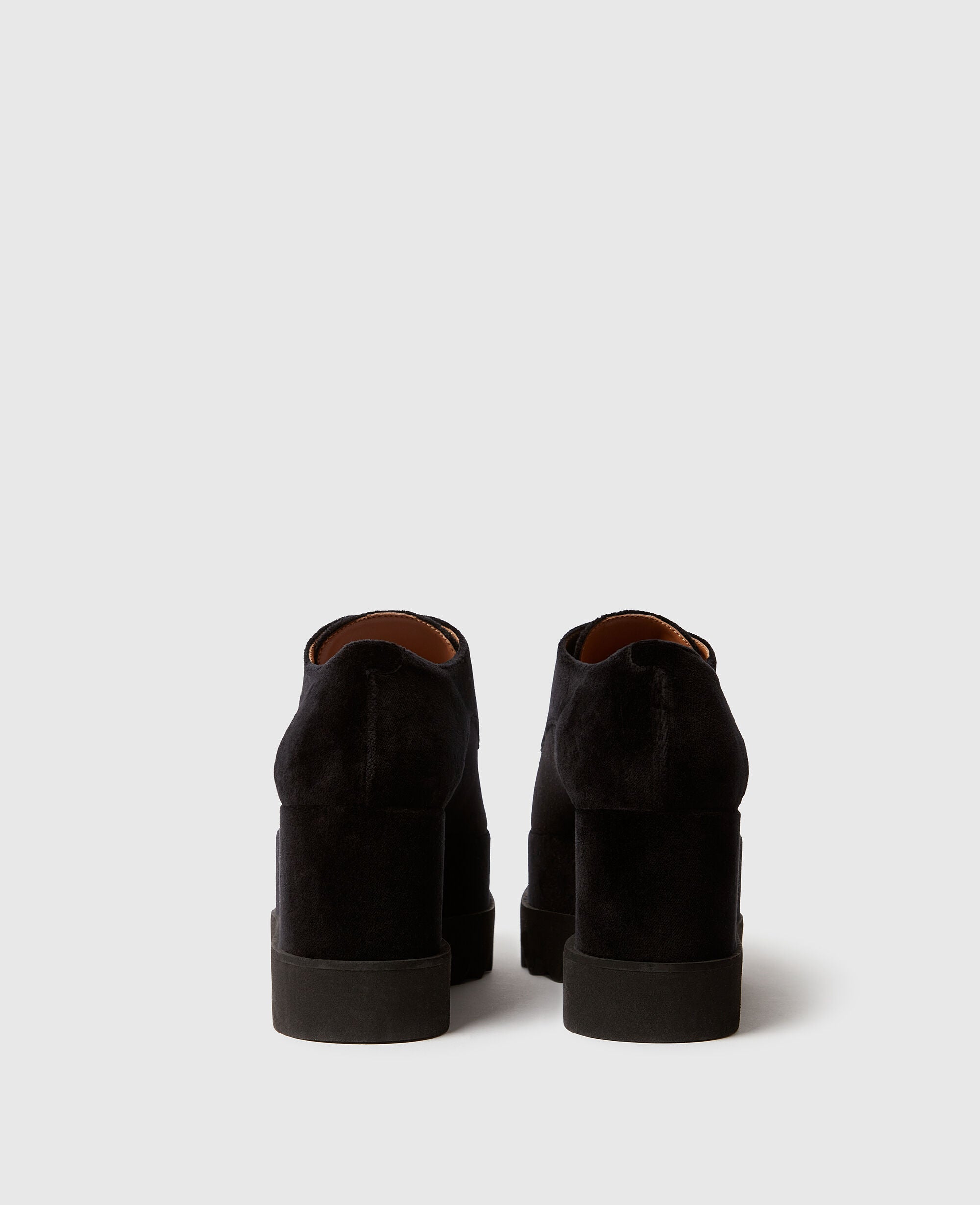 Elyse Velvet Platform Shoes