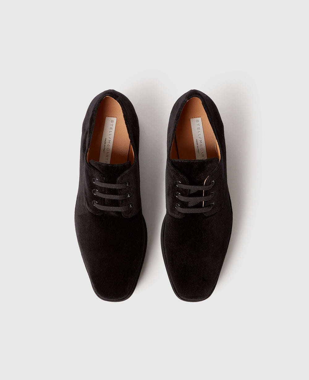 Elyse Velvet Platform Shoes