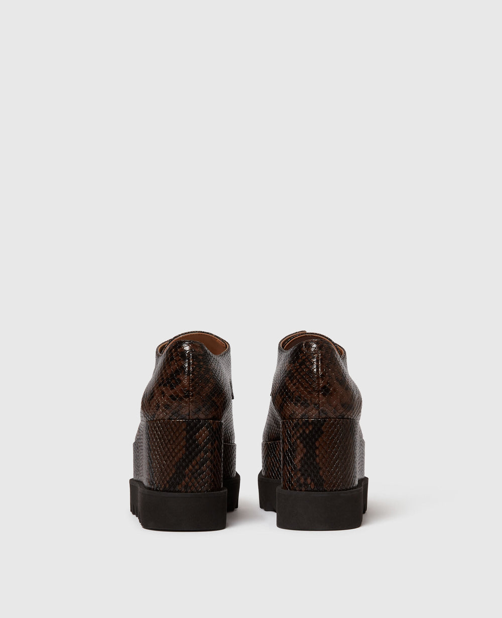 Limited-Edition Elyse Snake Platforms