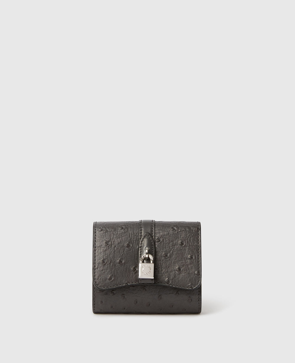 Ryder Ostrich Bi-Fold Wallet