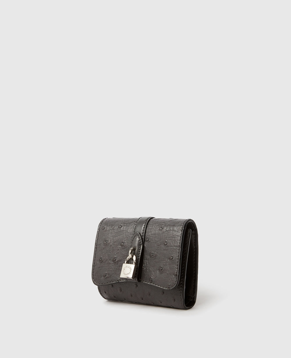 Ryder Ostrich Bi-Fold Wallet
