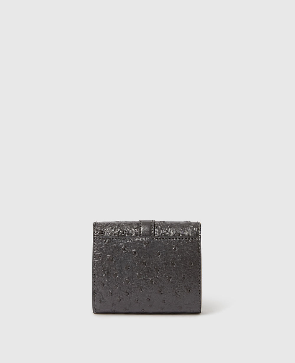 Ryder Ostrich Bi-Fold Wallet