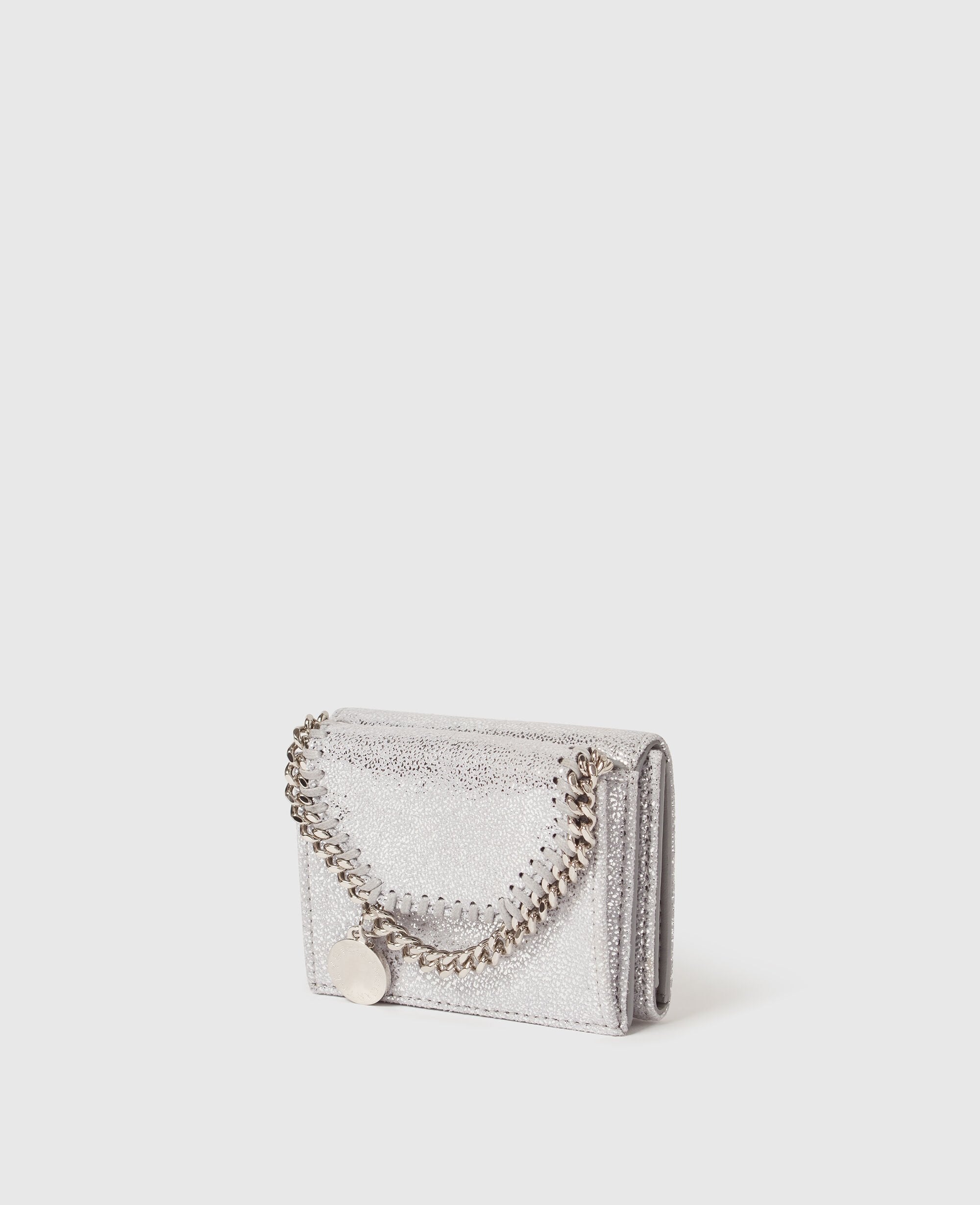 Falabella Metallic Tri-Fold Wallet