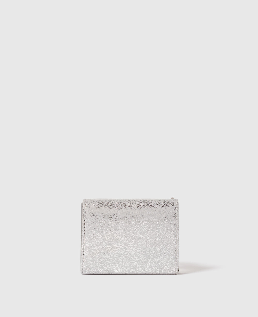 Falabella Metallic Tri-Fold Wallet