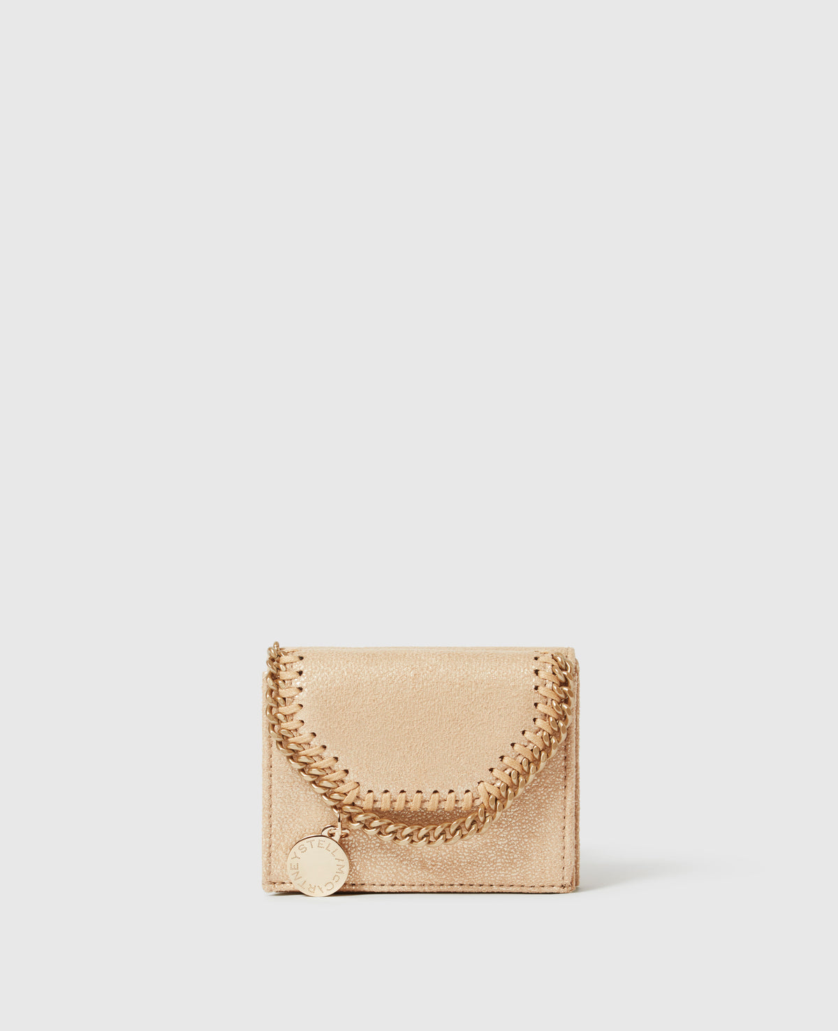 Falabella Metallic Tri-Fold Wallet