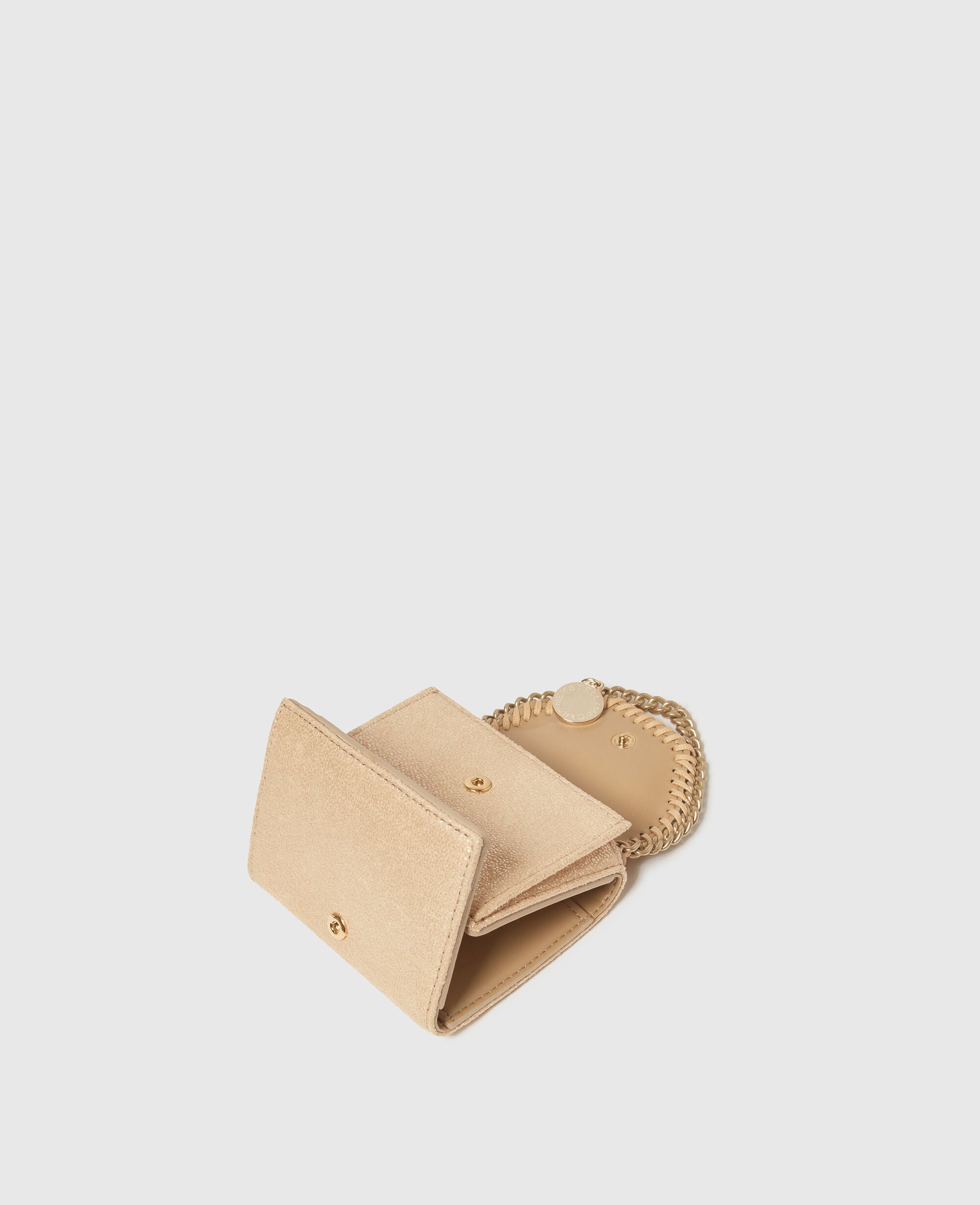 Falabella Metallic Tri-Fold Wallet