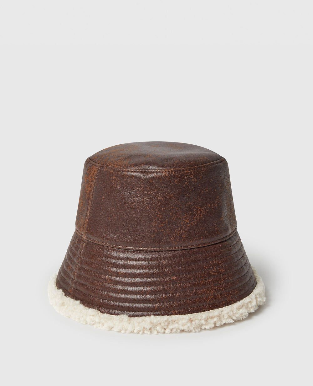Logo Plush-Lined Bucket Hat