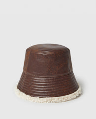 Logo Plush-Lined Bucket Hat