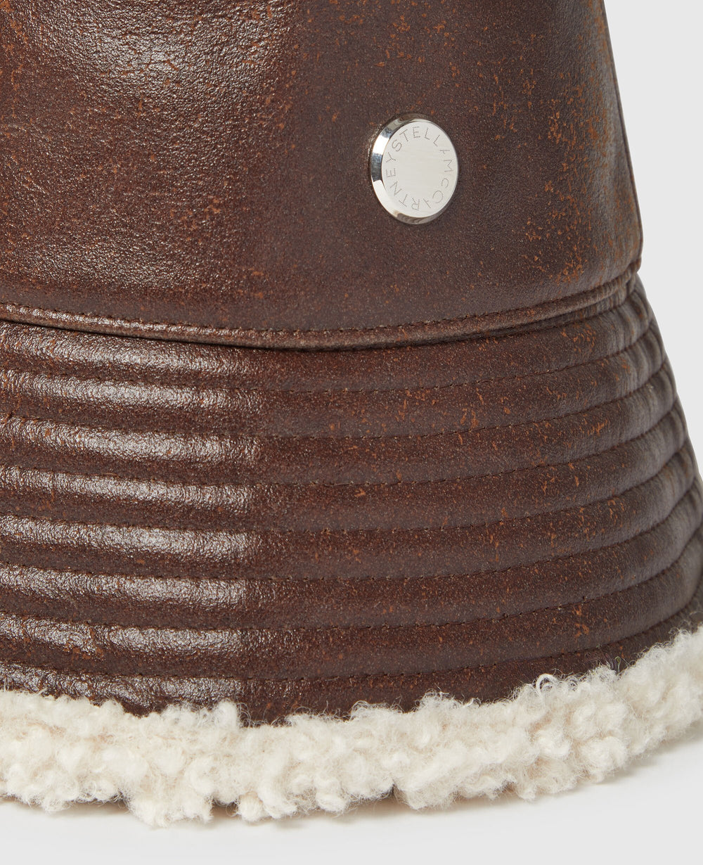 Logo Plush-Lined Bucket Hat