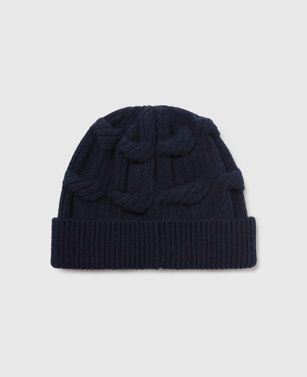 Falabella Cable-Knit Beanie