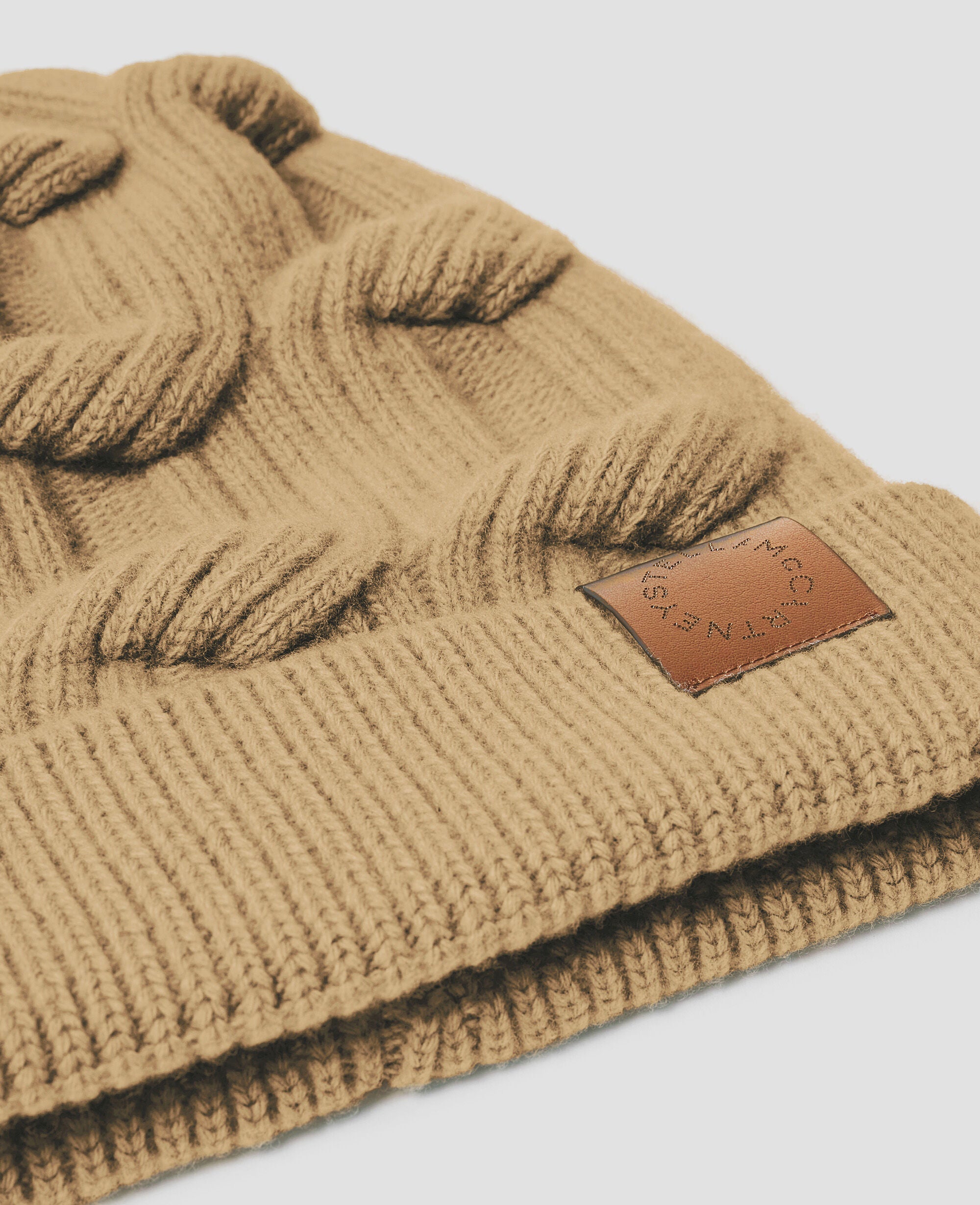 Falabella Cable-Knit Beanie