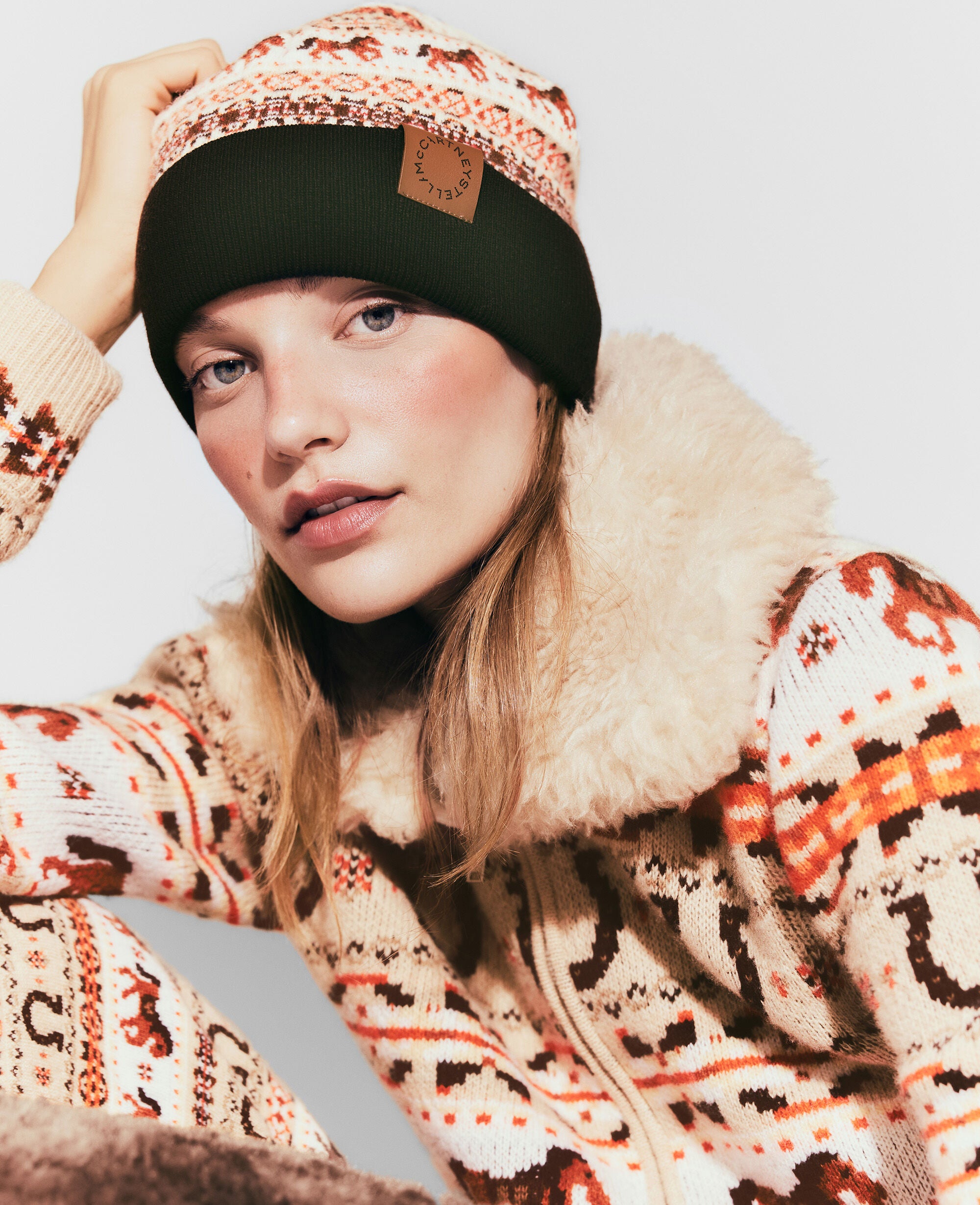 Fair Isle Wool Beanie