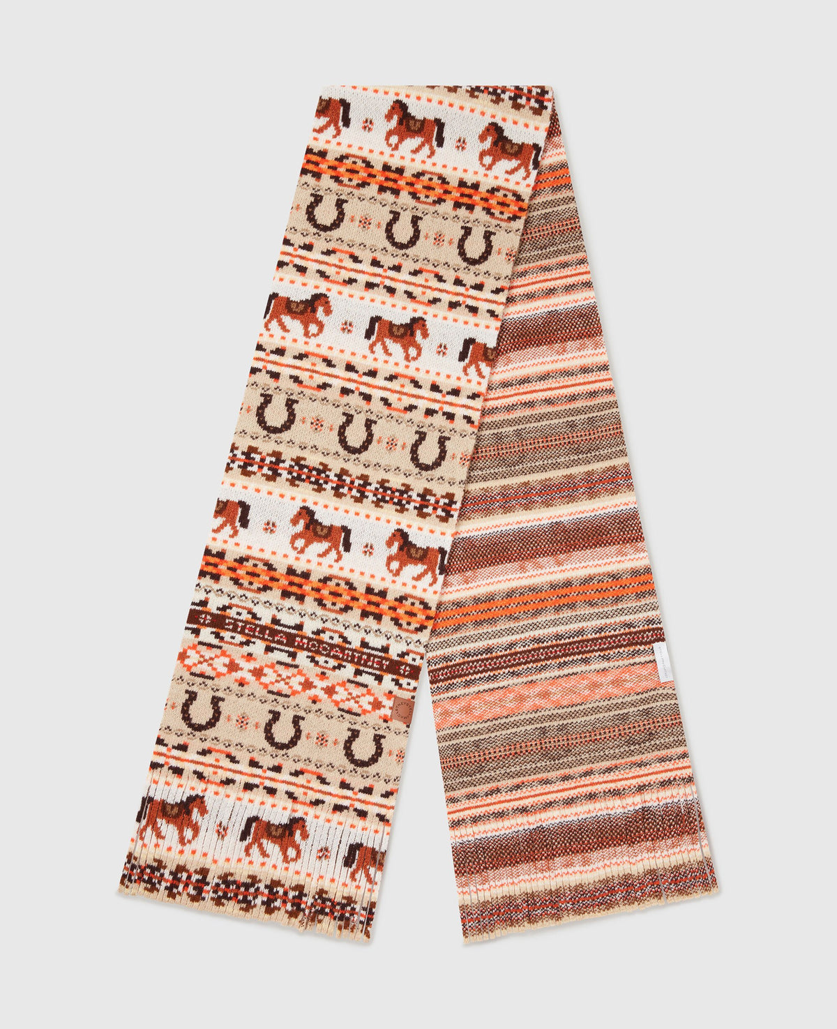 Fair Isle Wool Scarf