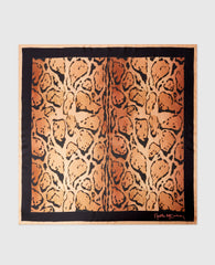 Cloud Leopard Print Square Scarf