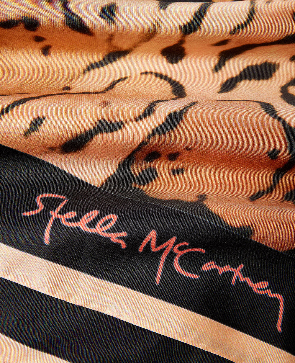 Cloud Leopard Print Square Scarf