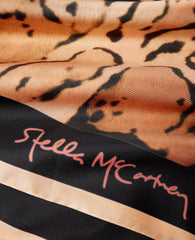 Cloud Leopard Print Square Scarf