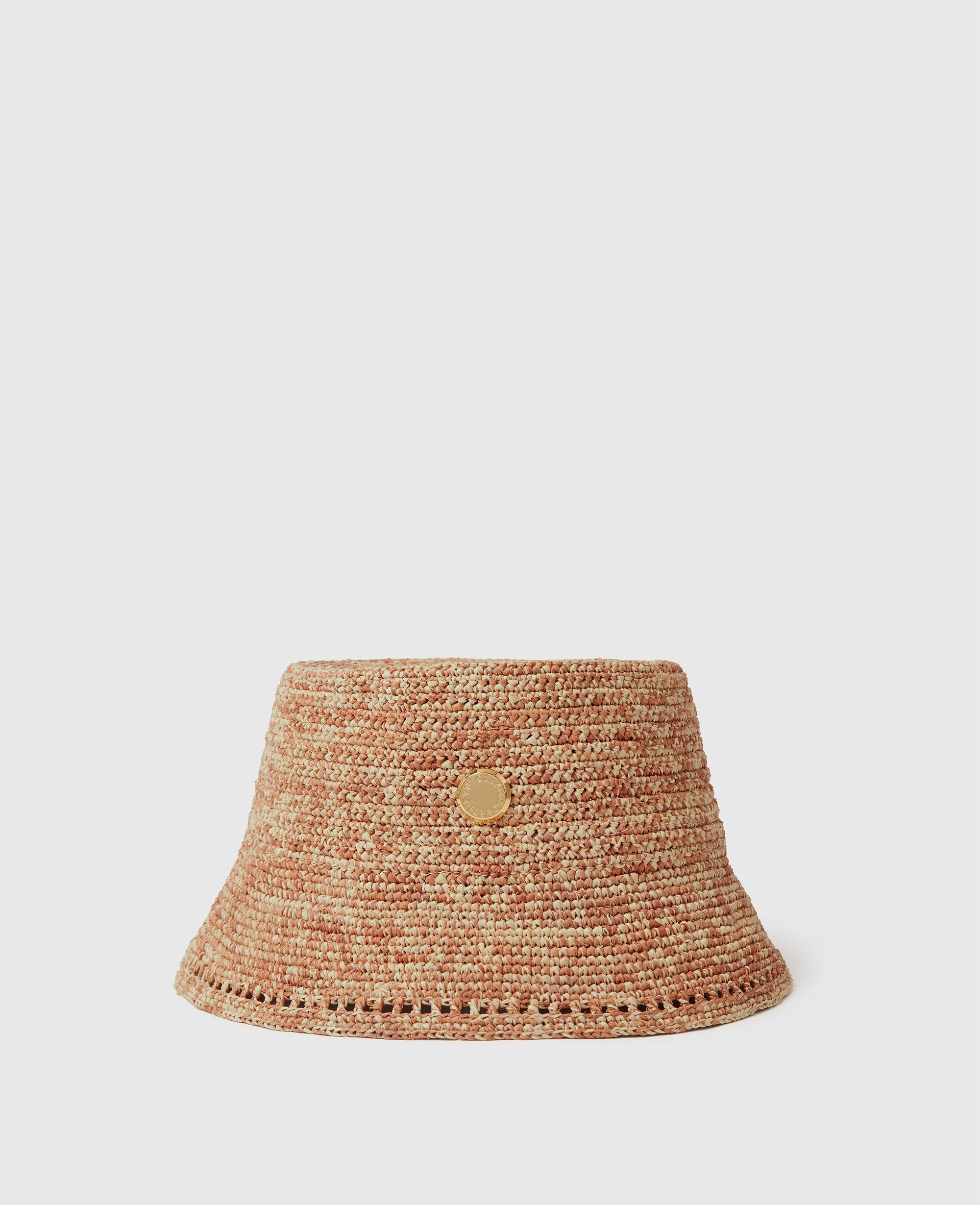 Logo Raffia Bucket Hat