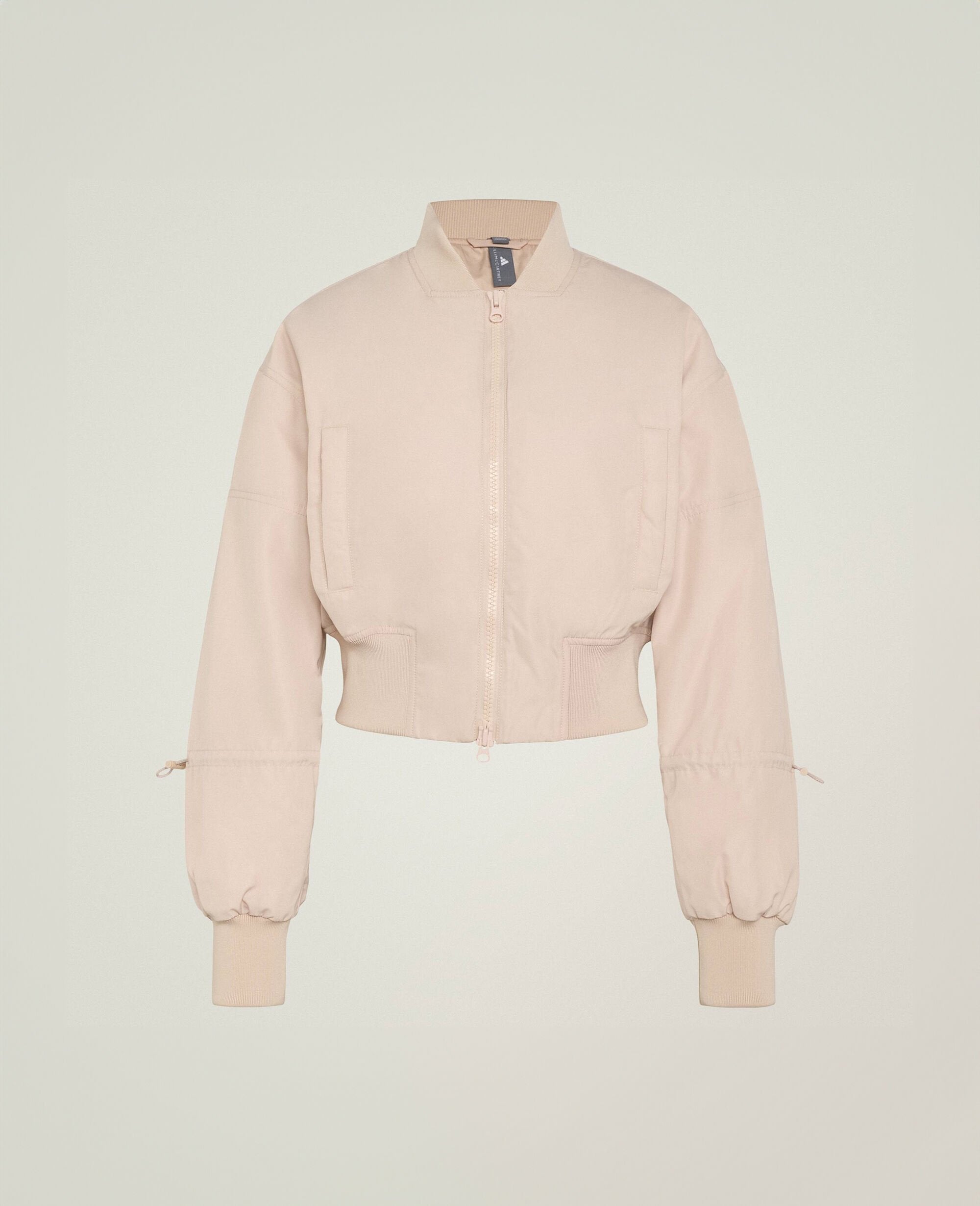 Sportswear Woven Cropped Bomber Jacket