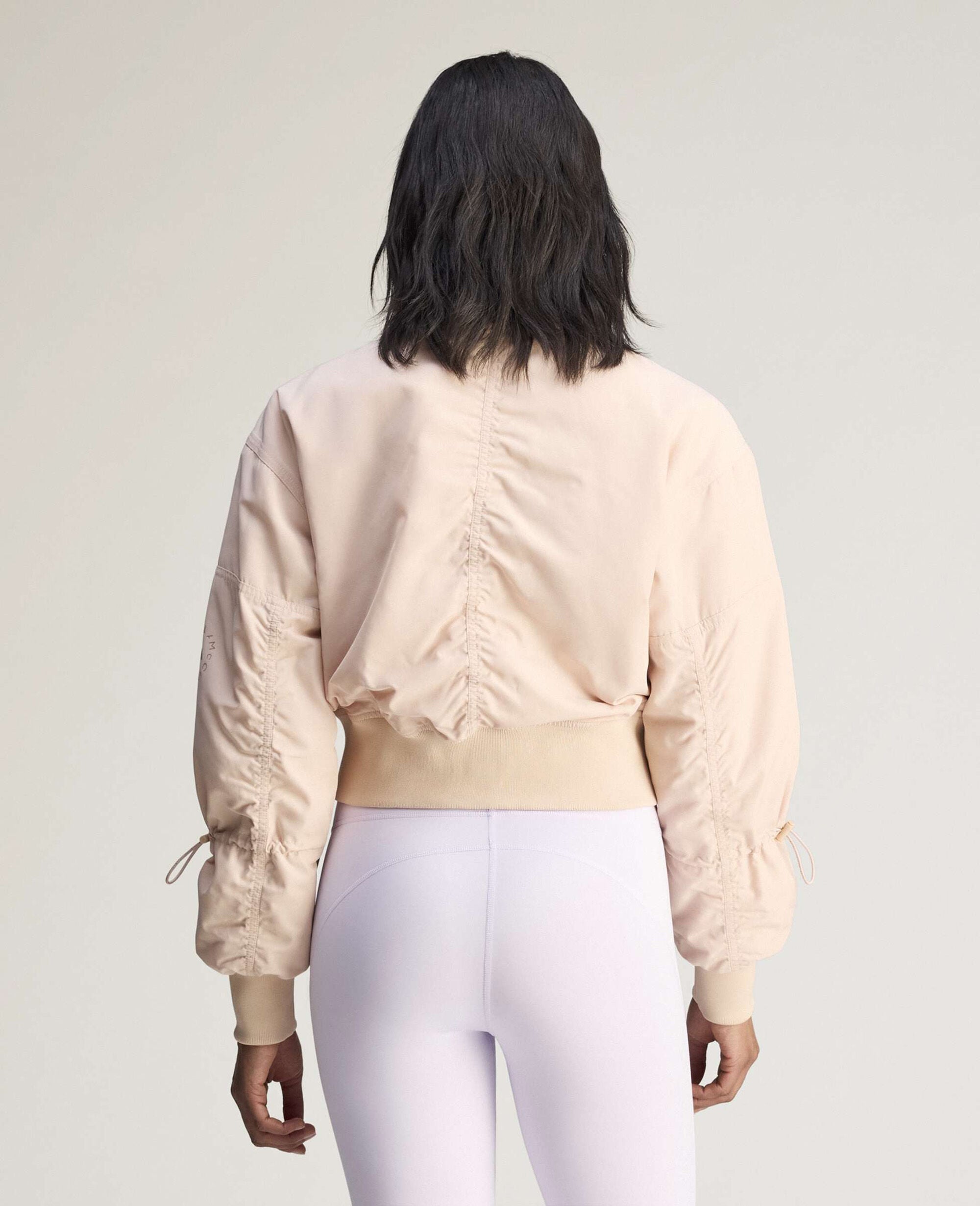 Sportswear Woven Cropped Bomber Jacket