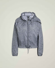 High-Neck Hooded Jacket
