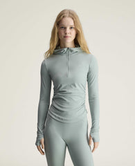 TruePurpose Long-Sleeve Hooded Midlayer