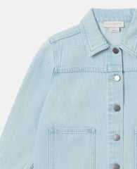 Floral Embroidered Denim Jacket