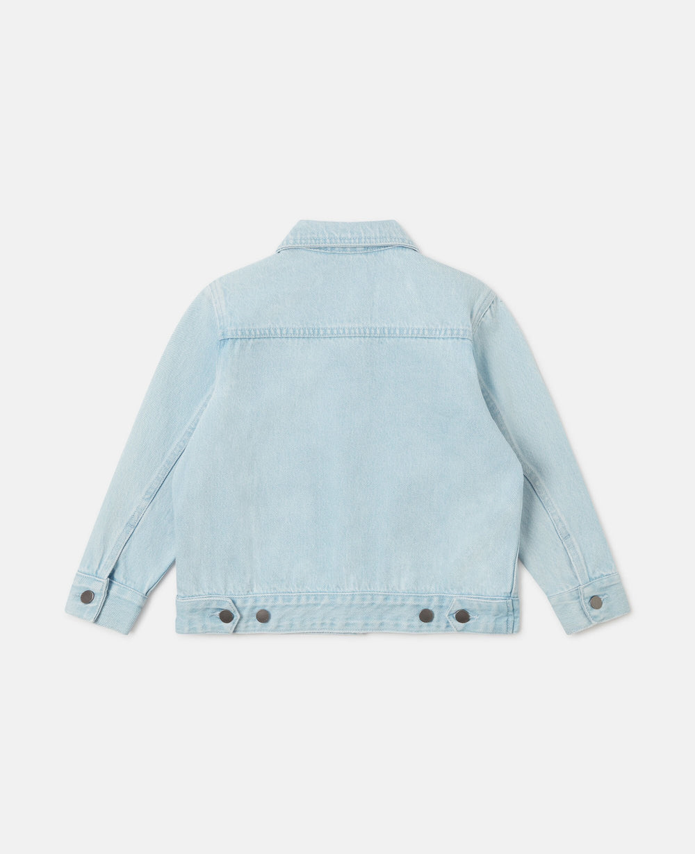 Floral Embroidered Denim Jacket