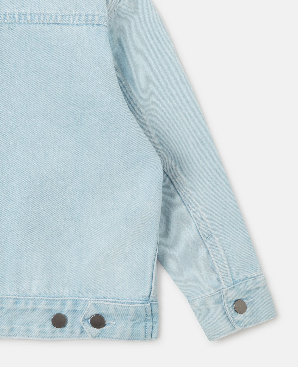 Floral Embroidered Denim Jacket