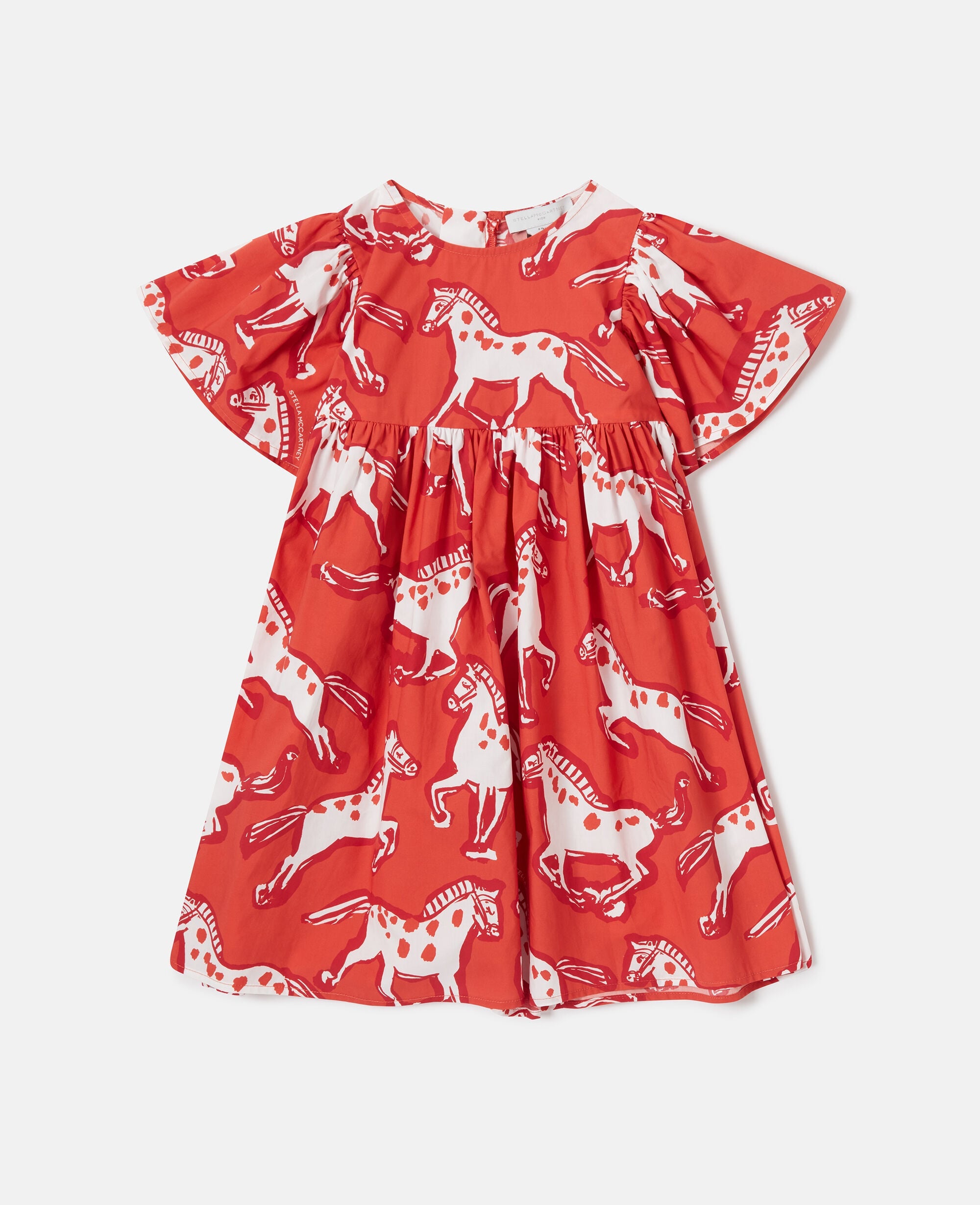 Horse Print Popeline Dress
