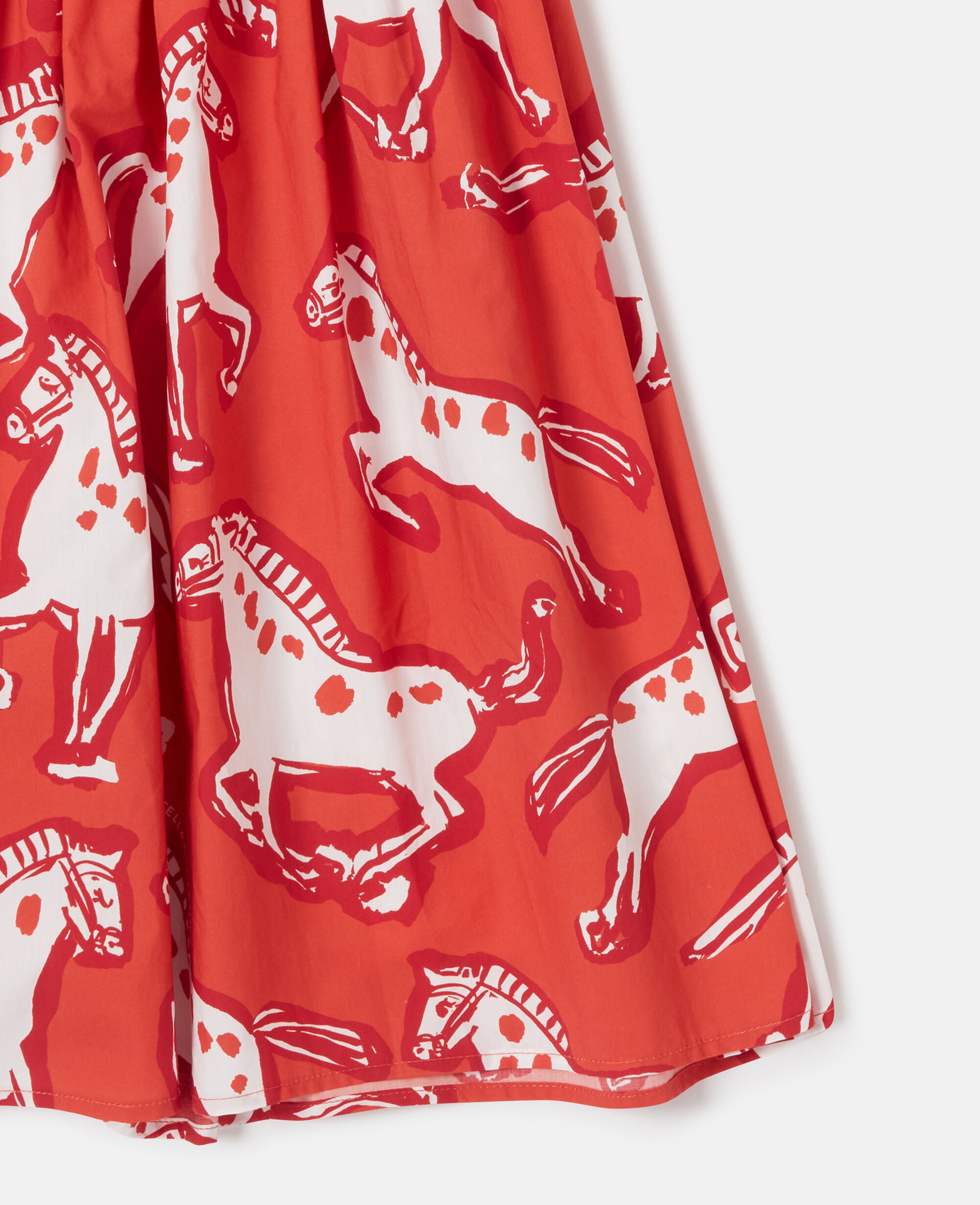 Horse Print Popeline Dress