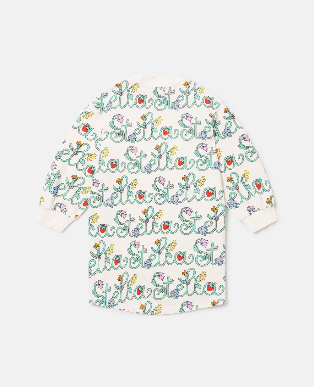 Stella Vine Print Sweatshirt Dress