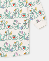 Stella Vine Print Sweatshirt Dress