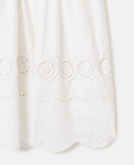 Short Sleeve Broderie Dress