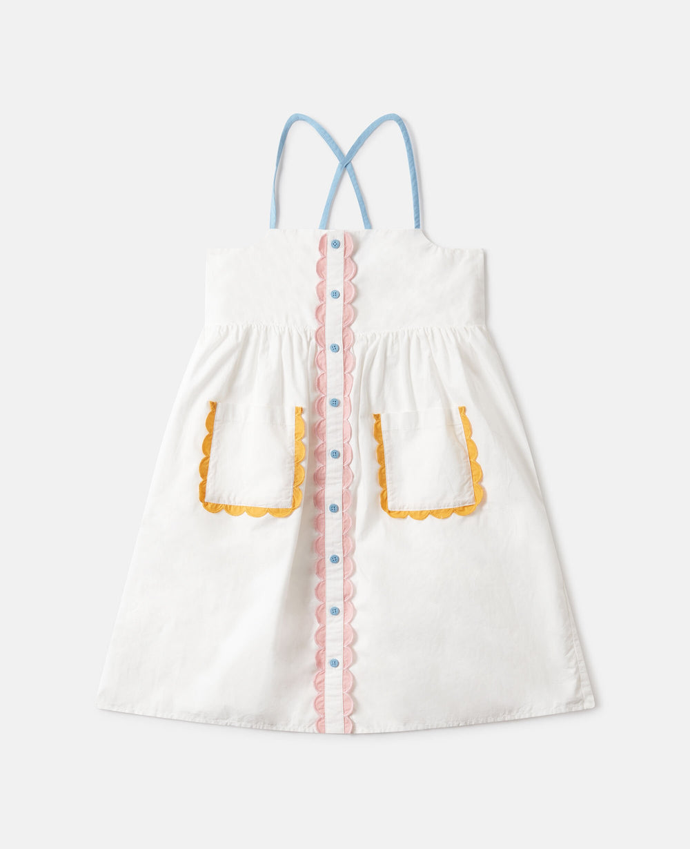 Utility Pocket Jumper Dress