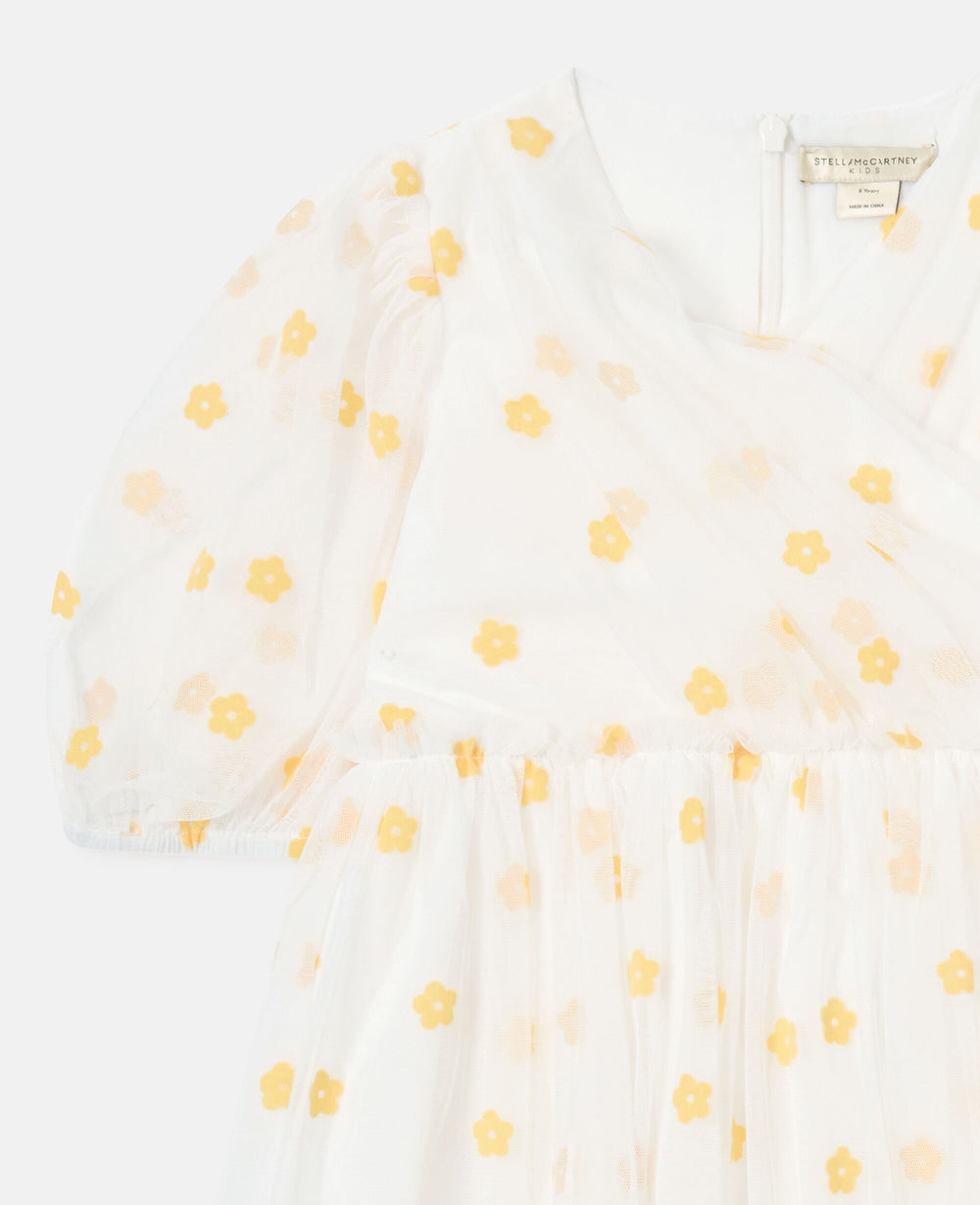 Floral Print Puff Sleeve Dress