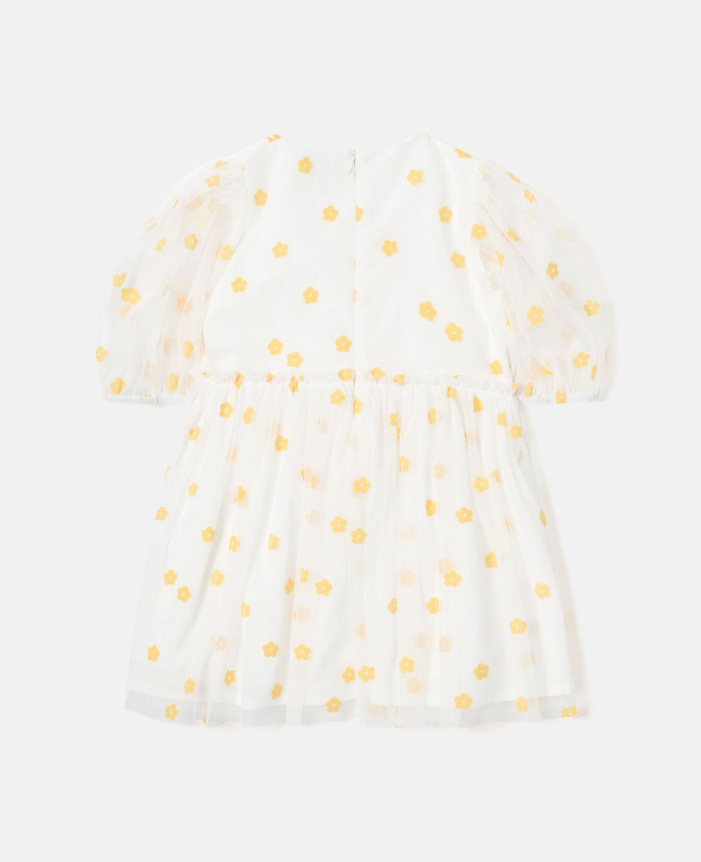 Floral Print Puff Sleeve Dress