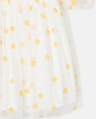 Floral Print Puff Sleeve Dress