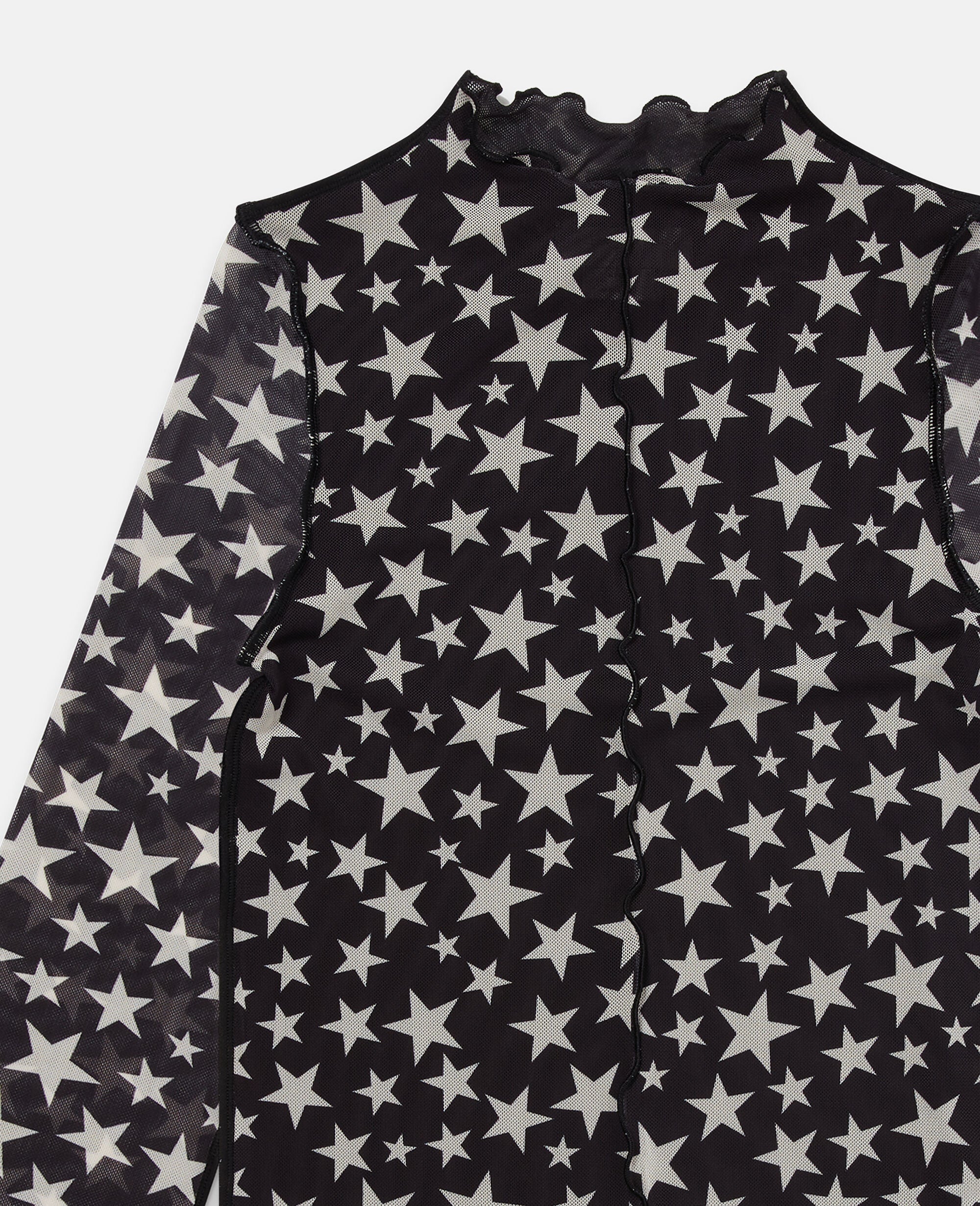 Long Sleeve Star Print Dress