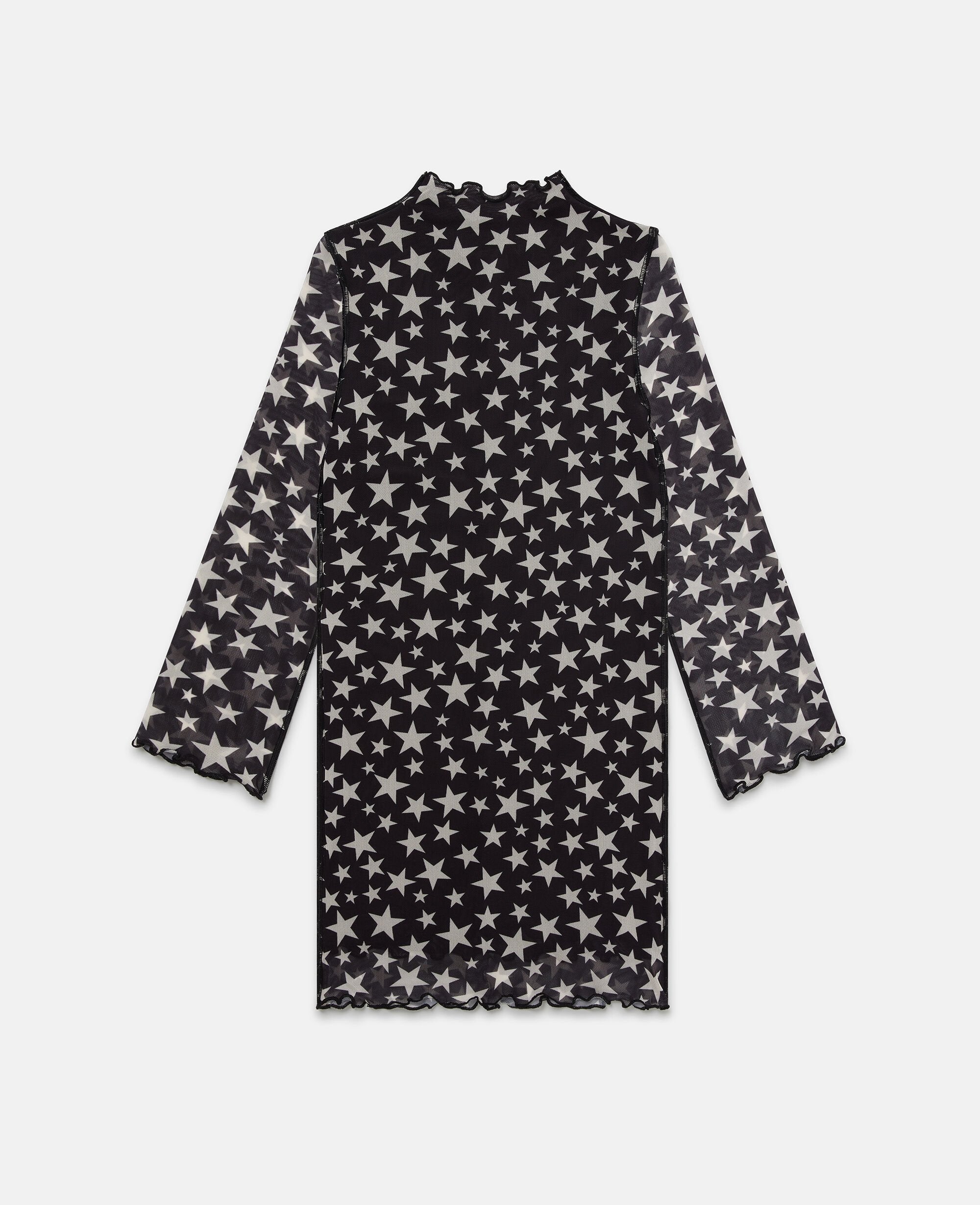 Long Sleeve Star Print Dress
